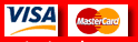 We accept both via and mastercard